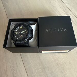 Activa Black Men's Watch